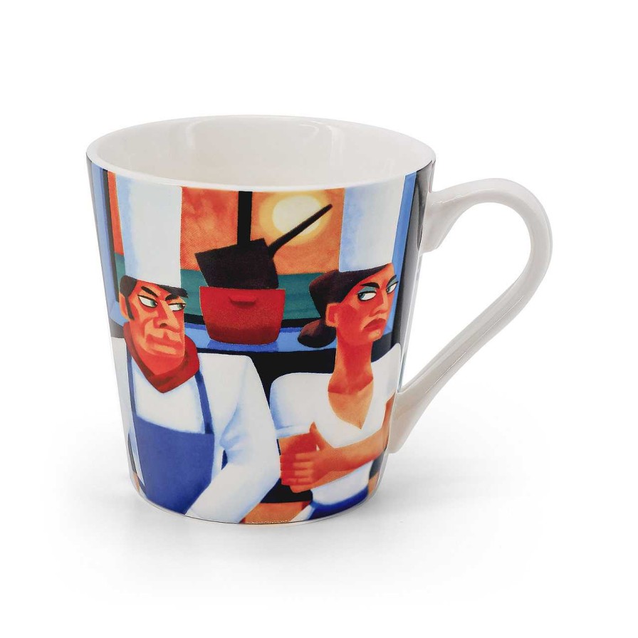 Homeware Graham Knuttel Mugs | Graham Knuttel Set Of 4 Mugs - Kitchen & Voyage