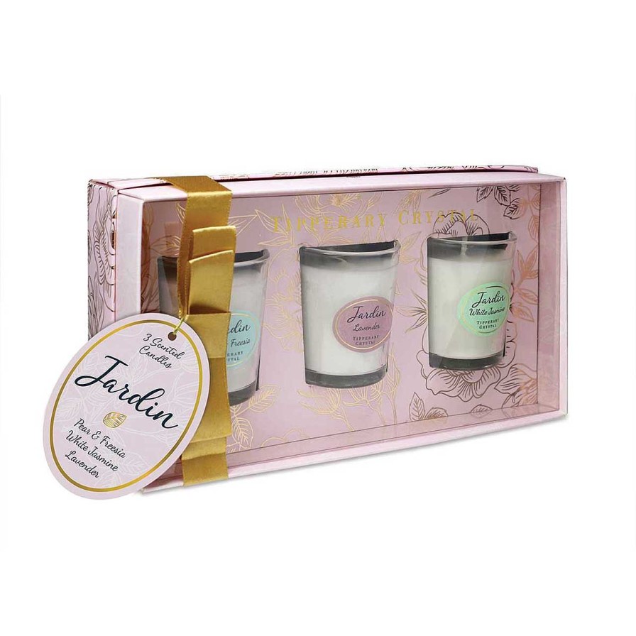 Homeware Tipperary Crystal Candles | Jardin Collection Set 3 Candles