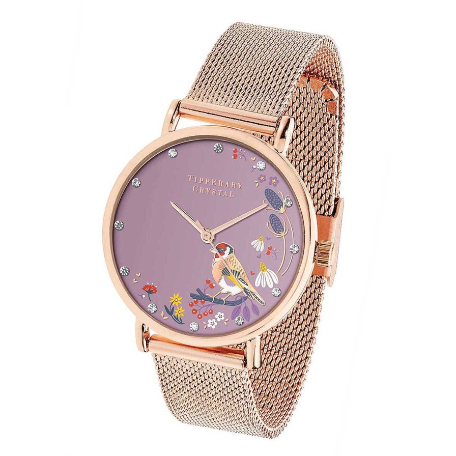 Jewellery Birdy | Goldfinch Rose Gold Birdy Watch