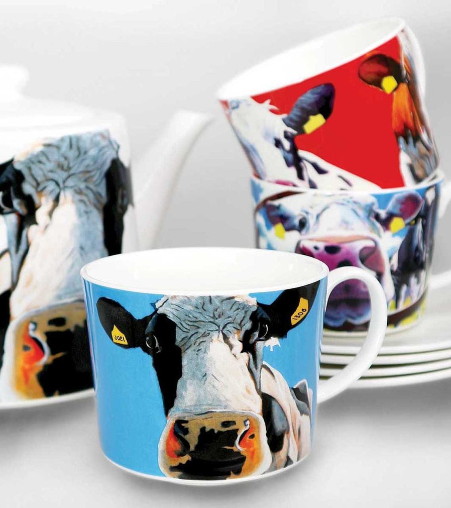 Homeware Eoin O Connor Mugs | Eoin O Connor Set Of 4 Cappuccino Cups