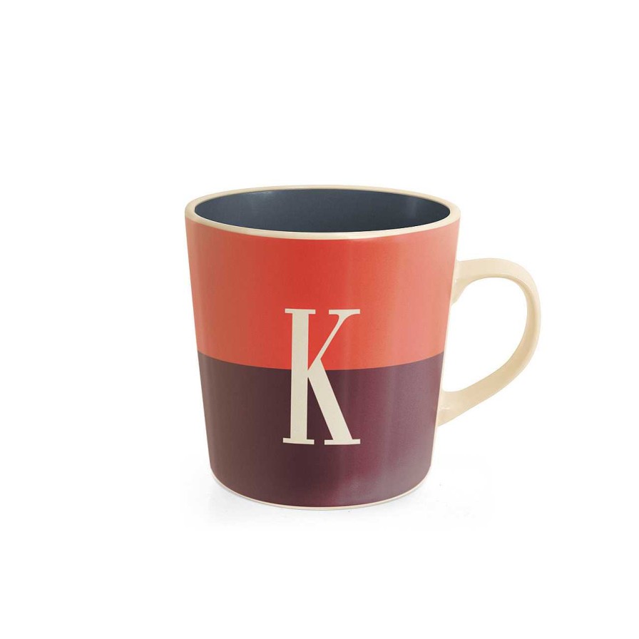 Homeware Tipperary Crystal Mugs | Tipperary Crystal Initial "K" Mug