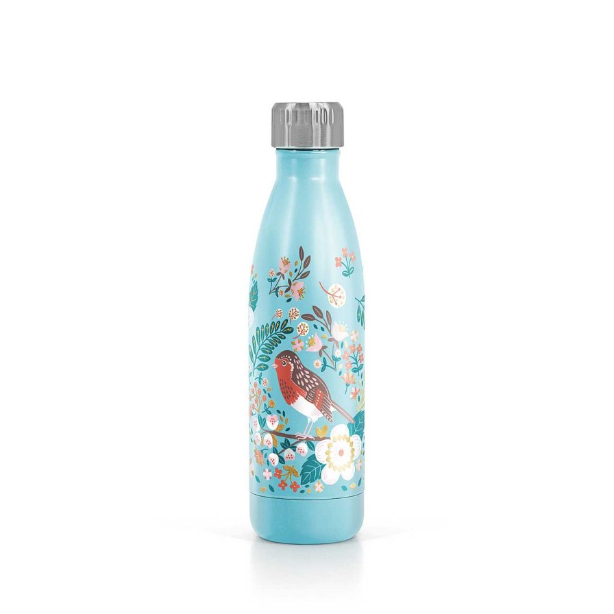 Homeware Tipperary Crystal Mugs | Birdy Metal Water Bottle - Robin