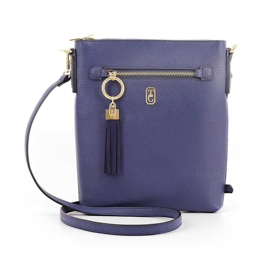 Handbags Tipperary Crystal | Chelsea Cross Body Pouch - Navy