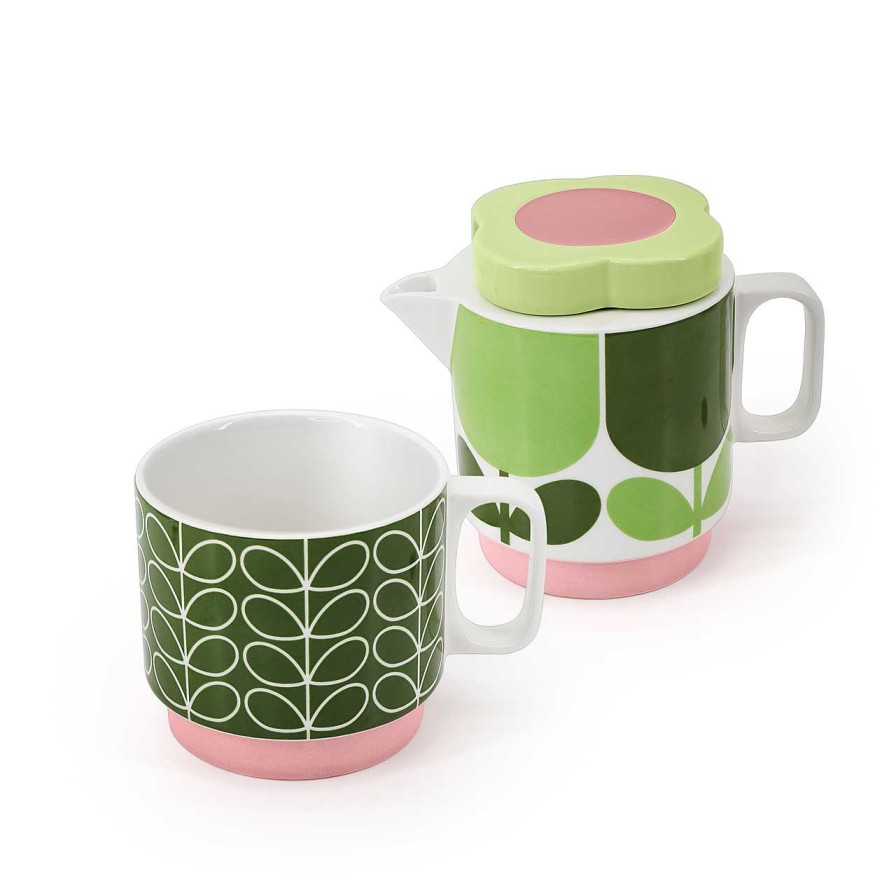 Homeware Orla Kiely Teapot | Orla Kiely Tea For One - Block Flower Fern