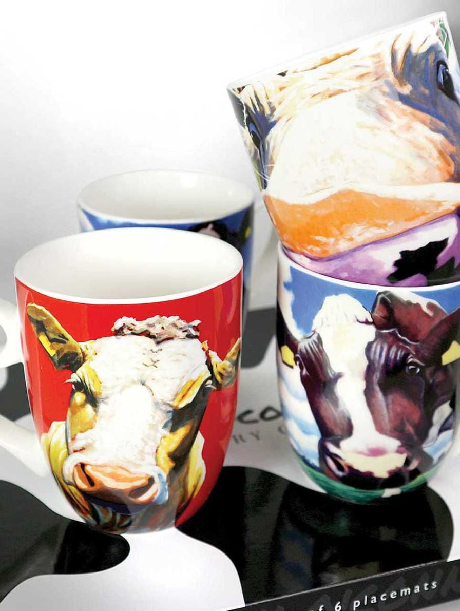 Homeware Eoin O Connor Oil | Eoin O Connor Set Of 4 Mugs