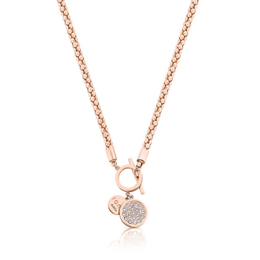 Jewellery Romi Dublin | Romi Rose Gold Popcorn Chain Necklace