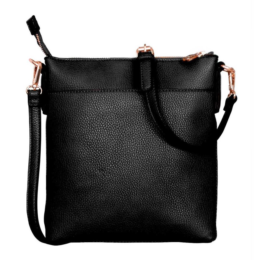 Handbags Tipperary Crystal | The Chelsea Cross Body Pouch Black