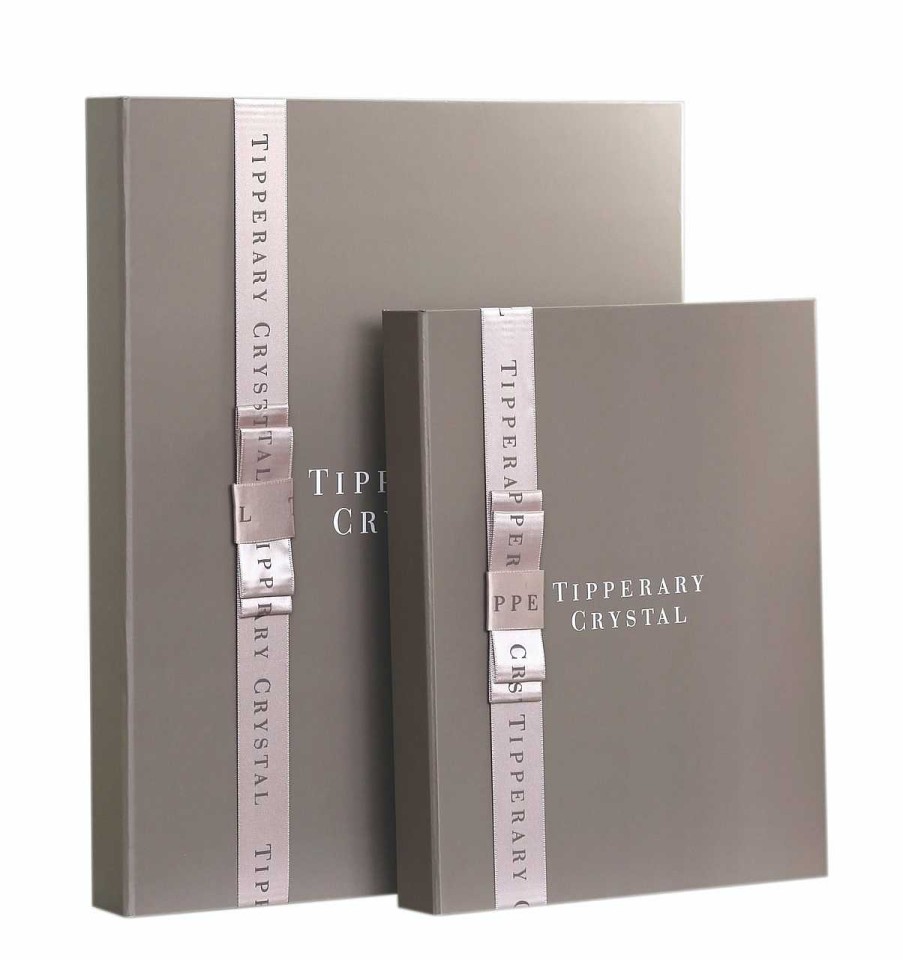 Homeware Tipperary Crystal Photo Frames | Grey Enamel Frame With Silver Edging 5 Inch X 7 Inch