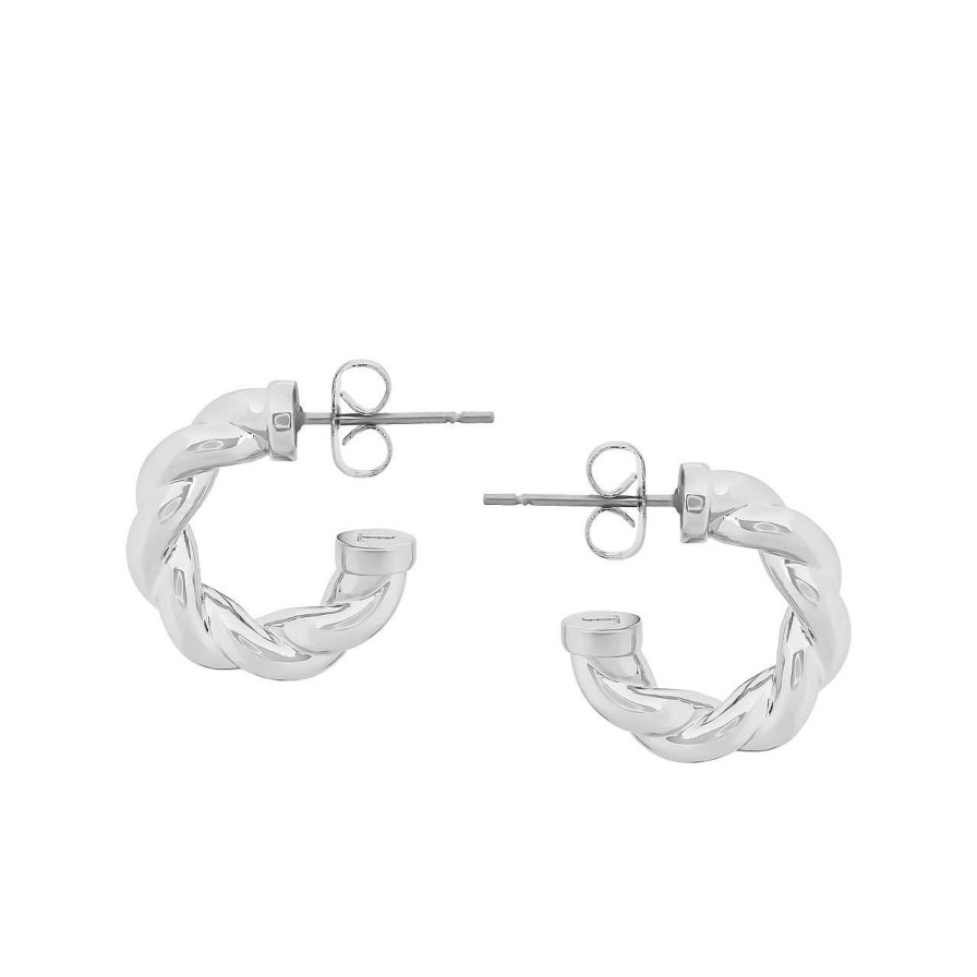 Jewellery Tipperary Crystal | Tc Rope Earrings Silver