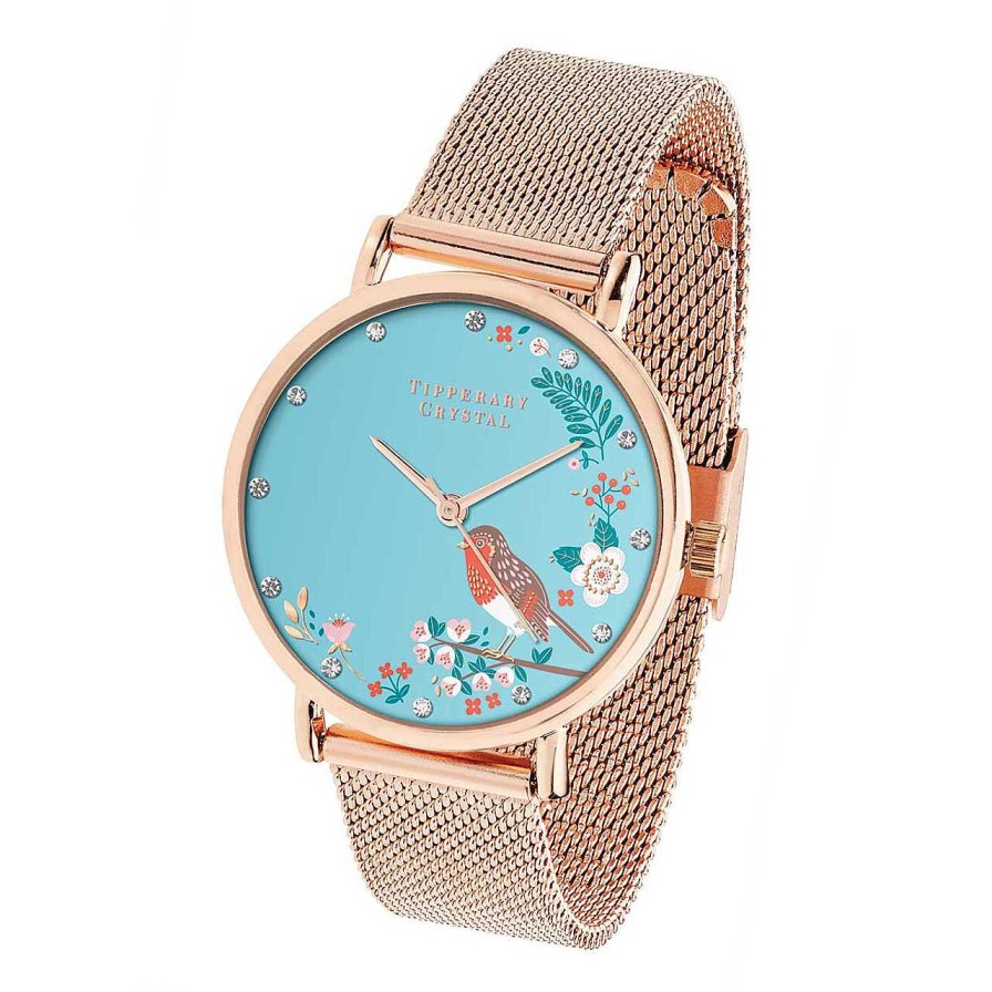 Jewellery Birdy | Robin Rose Gold Birdy Watch