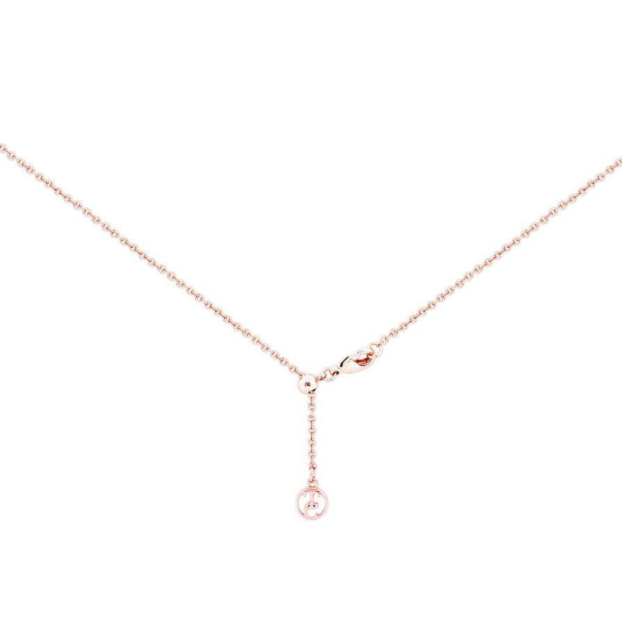 Jewellery Bees | Bee Rose Gold Cz Inset Pendant