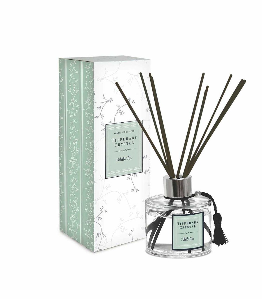 Homeware Tipperary Crystal Diffusers | White Tea Fragranced Diffuser Set