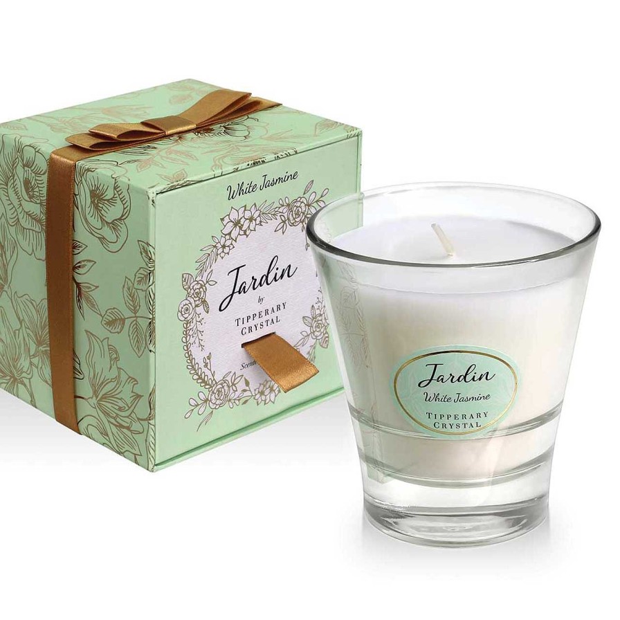 Homeware Tipperary Crystal | White Jasmine Jardin Collection Candle