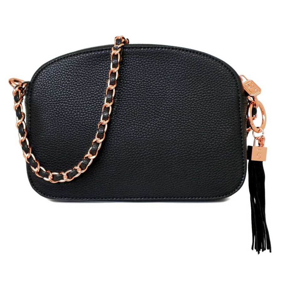 Handbags Tipperary Crystal | The Cannes Shoulder Bag Black