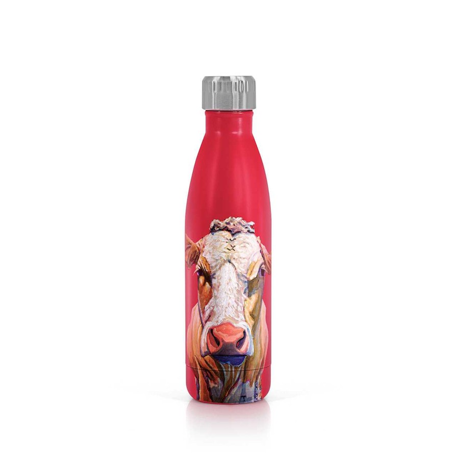 Homeware Eoin O Connor Water Bottles | Eoin O'Connor Metal Water Bottle - Pull The Udder One