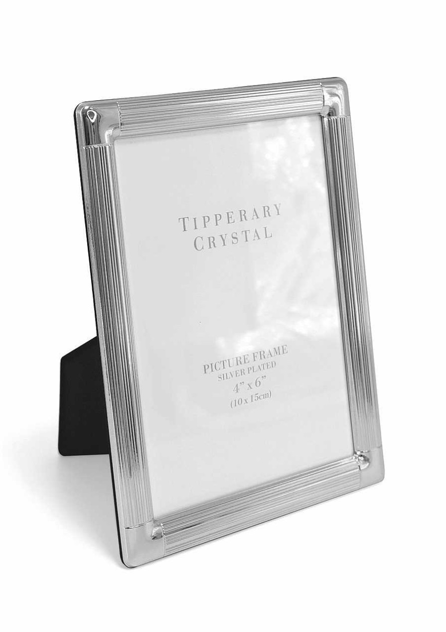 Homeware Tipperary Crystal Photo Frames | Temple Silver Frame 4" X 6"