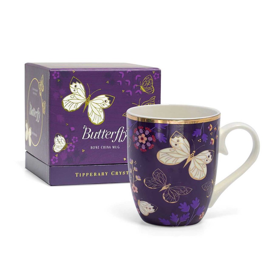 Homeware Butterfly Mugs | Single Butterfly Mug - The Cabbage White