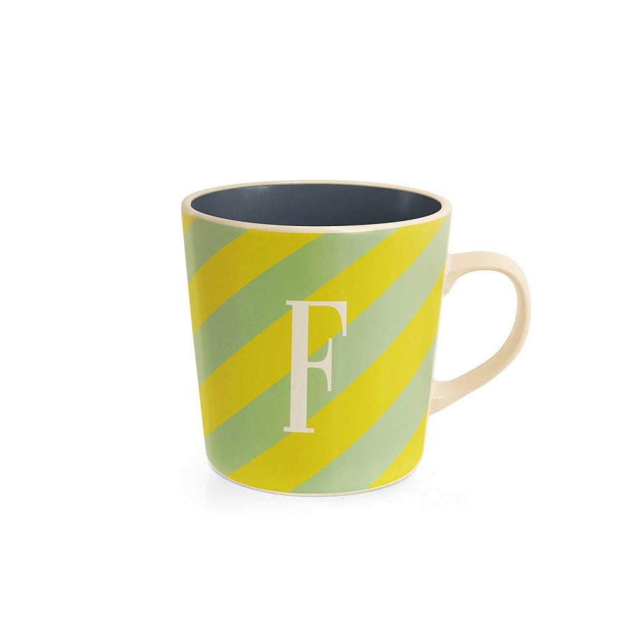 Homeware Tipperary Crystal Mugs | Tipperary Crystal Initial "F" Mug