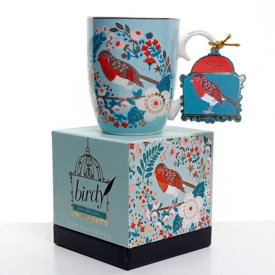 Homeware Birdy Oil | Tipperary Single Birdy Mug - Robin