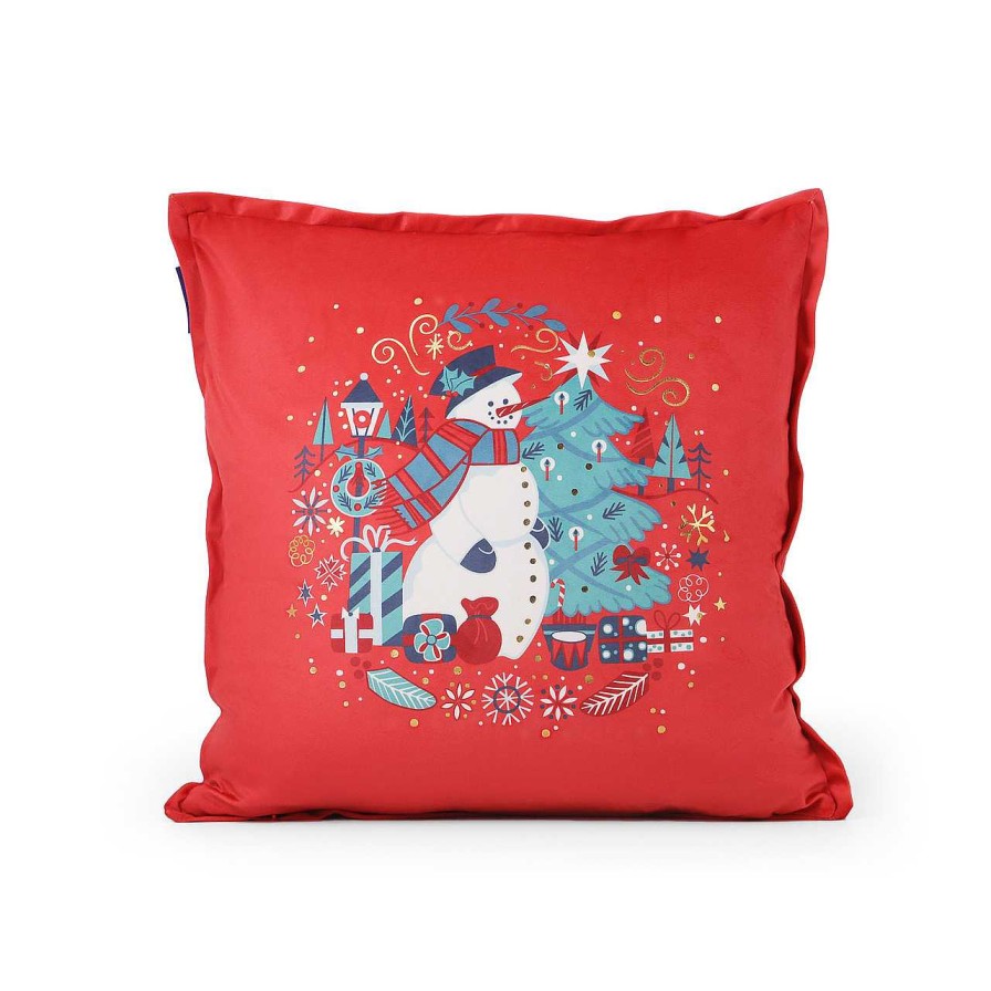 Homeware Tipperary Crystal Cushions | Christmas Cushion - Snowman