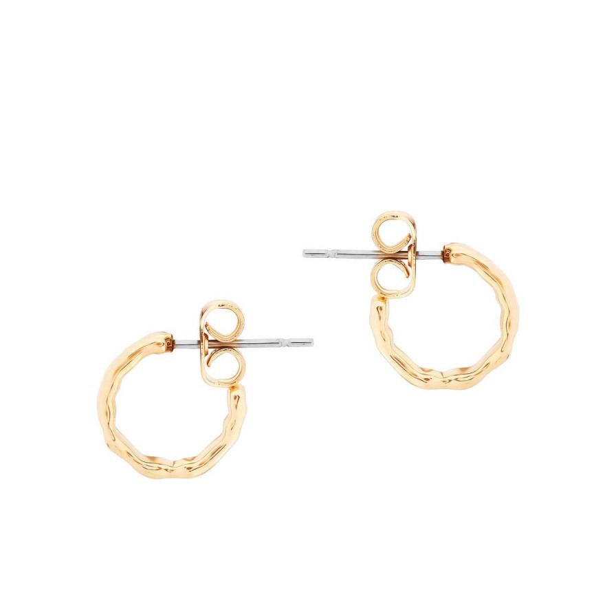 Jewellery Tipperary Crystal | Tc Mini Hoop Earring Gold