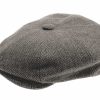 Handbags The Quiet Man | Newsboy Cap - Grey Herringbone