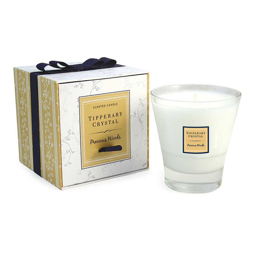 Homeware Tipperary Crystal | Precious Woods Candle Filled Tumbler Glass