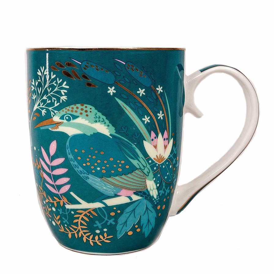 Homeware Birdy Mugs | Tipperary Single Birdy Mug - Kingfisher