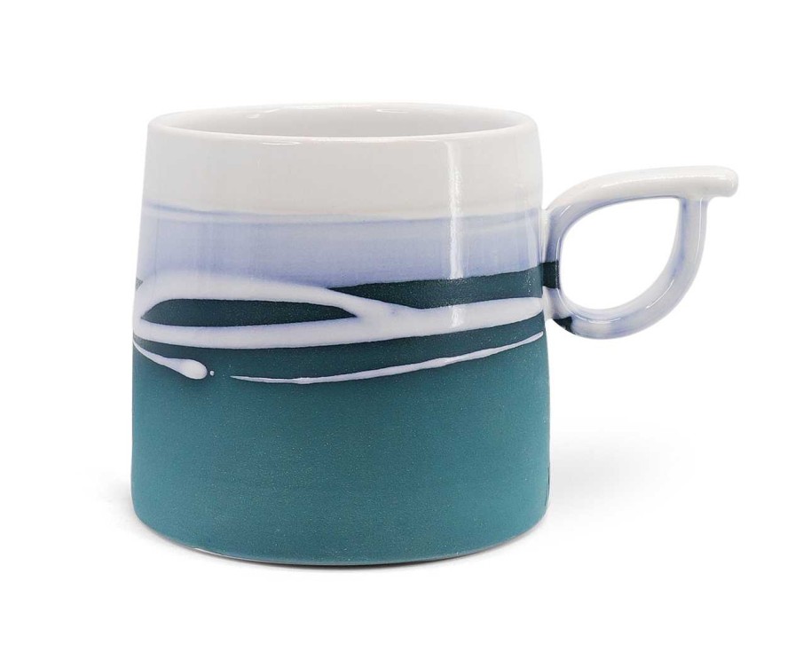 Homeware Paul Maloney Glass | Paul Maloney Pottery Teal Mug