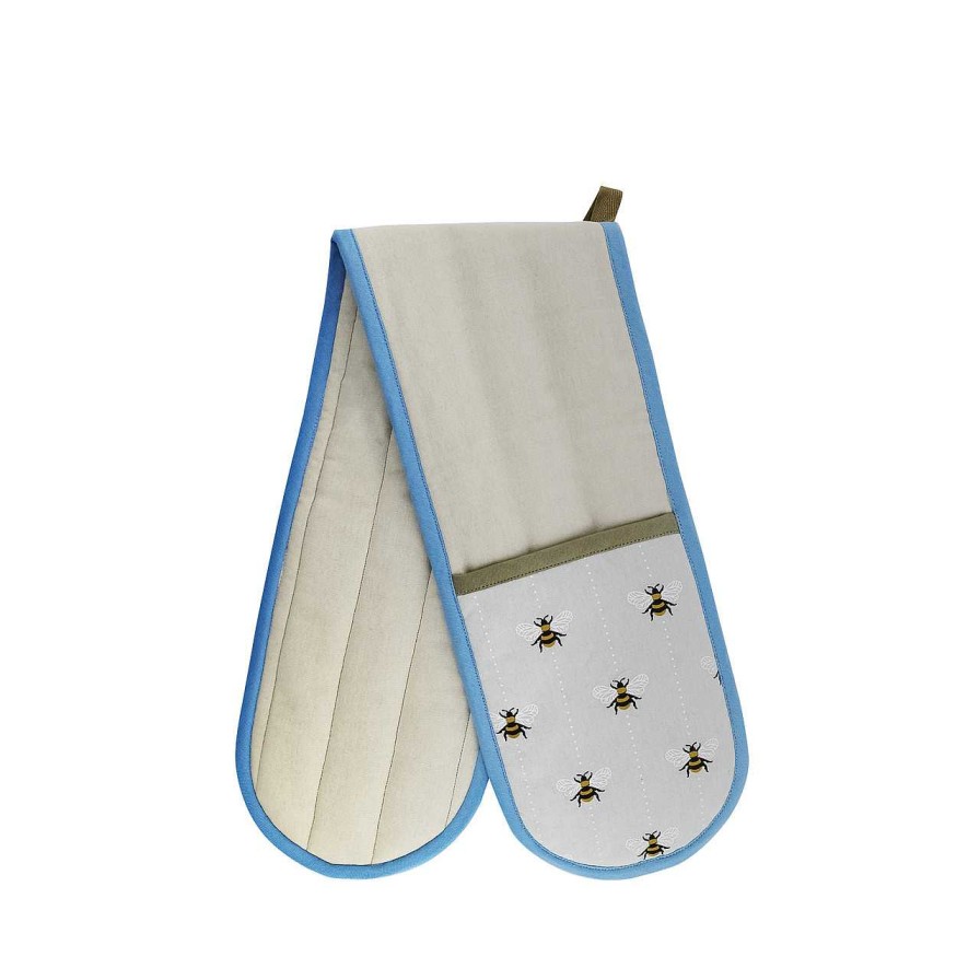 Homeware Bees Oven Glove | Bee Double Oven Glove