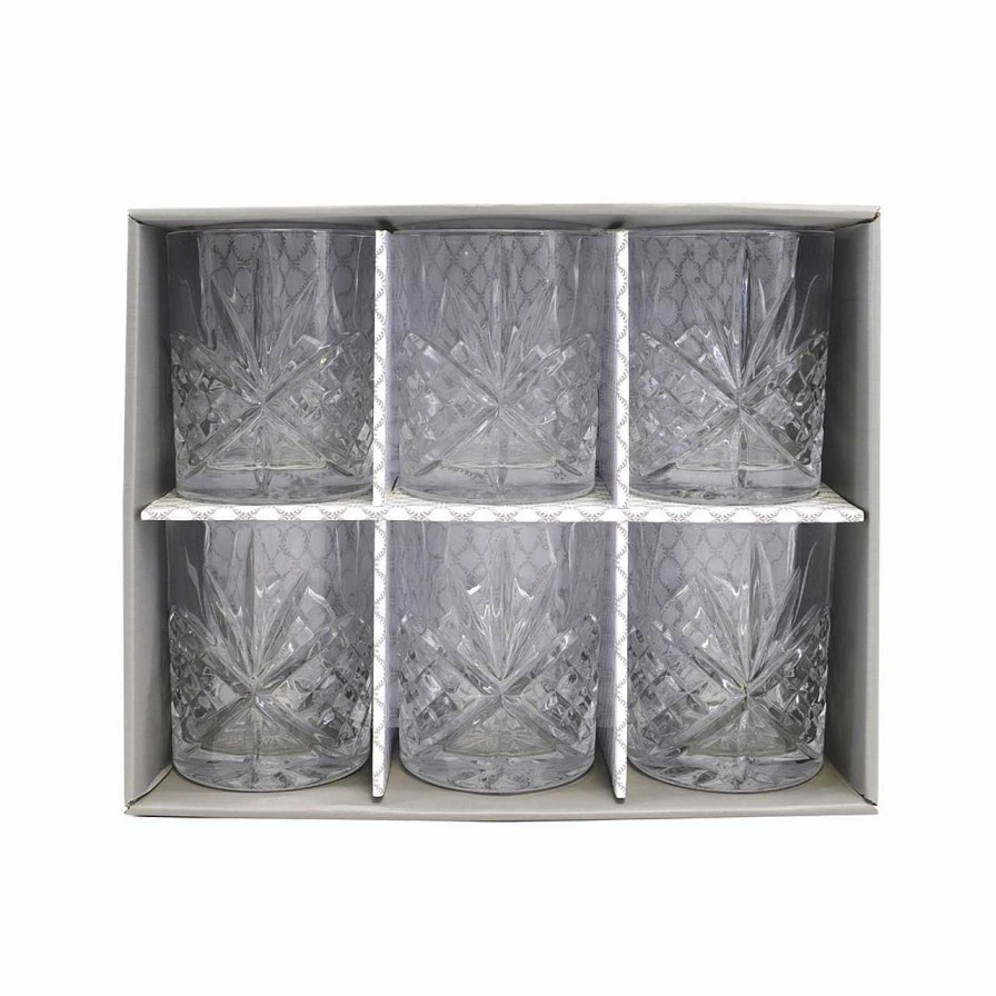 Homeware Tipperary Crystal Glass | Belvedere Set 6 Whisky Glasses