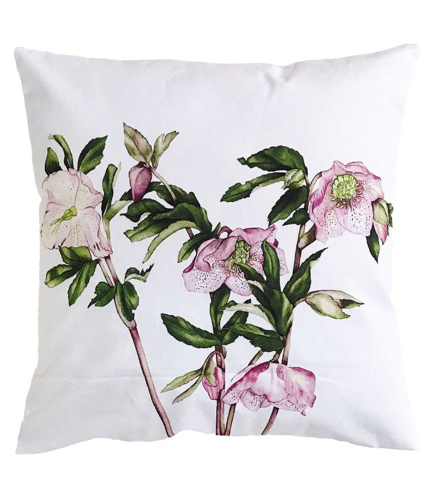 Homeware Tipperary Crystal Photo Frames | Botanical Studio Lenten Rose Cushion