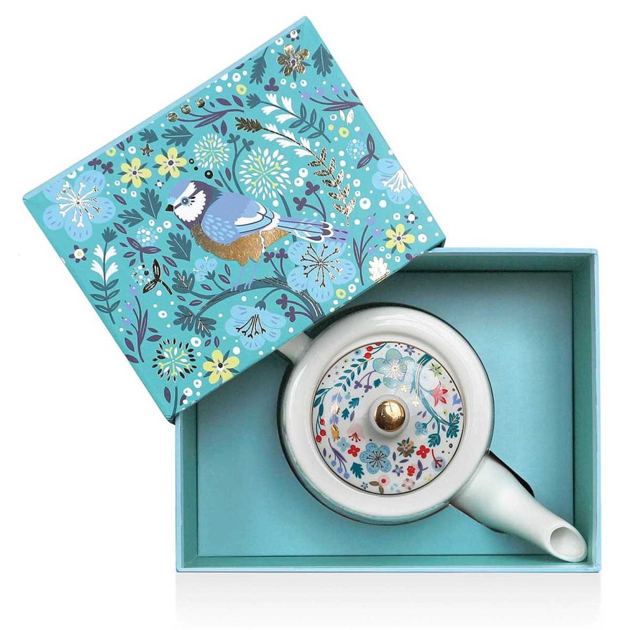 Homeware Birdy Coasters | Tipperary Birdy Robin & Blue Tit Tea Pot