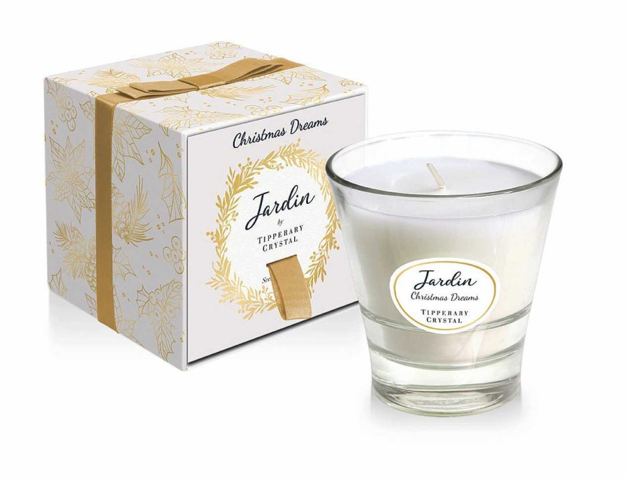 Homeware Tipperary Crystal | Jardin Collection Christmas Candle - Christmas Dreams