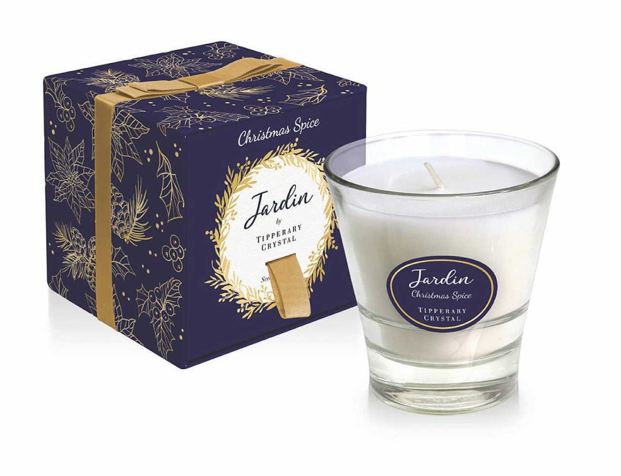 Homeware Tipperary Crystal | Jardin Collection Christmas Candle - Christmas Spice