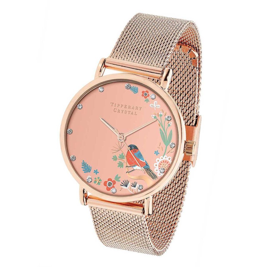 Jewellery Birdy | Bullfinch Rose Gold Birdy Watch