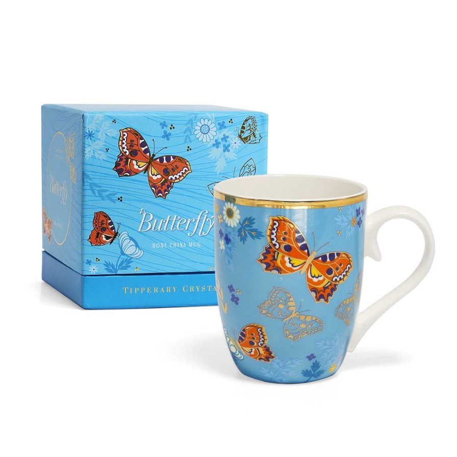 Homeware Butterfly Glass | Single Butterfly Mug - The Small Tortoiseshell