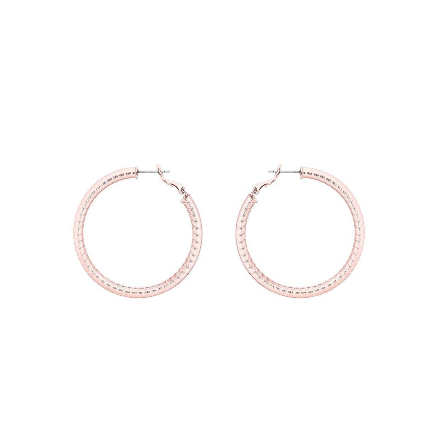 Jewellery Tipperary Crystal Candles | Tc Hoop Silk Thread Earrings Rose Gold