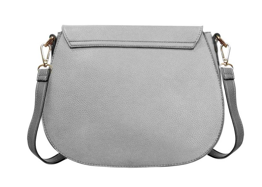 Handbags Tipperary Crystal | Savoy Large Satchel Bag Grey