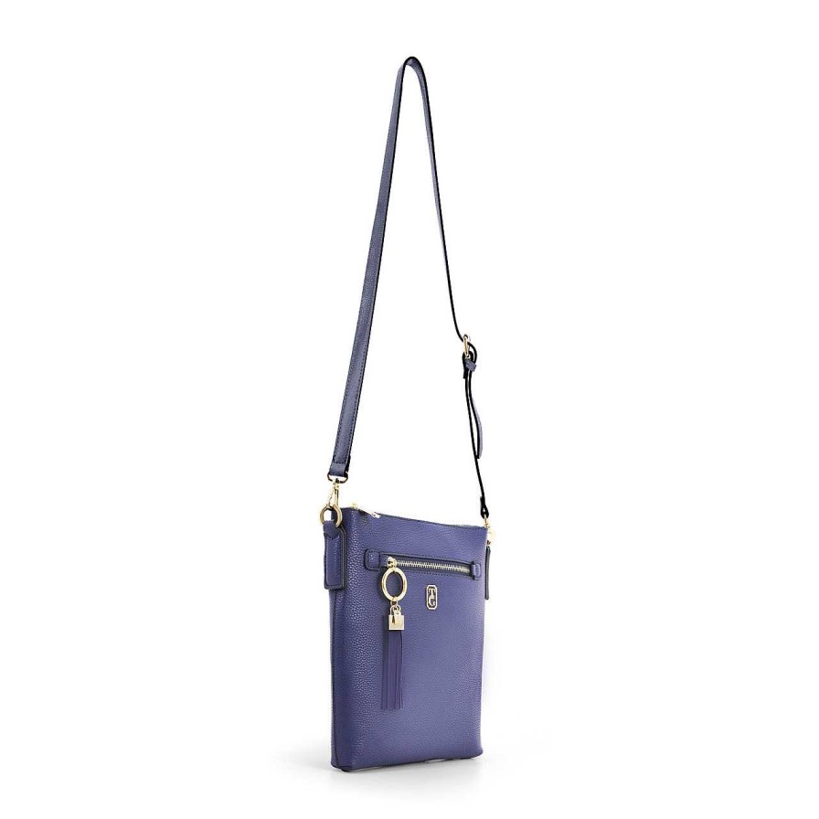 Handbags Tipperary Crystal | Chelsea Cross Body Pouch - Navy