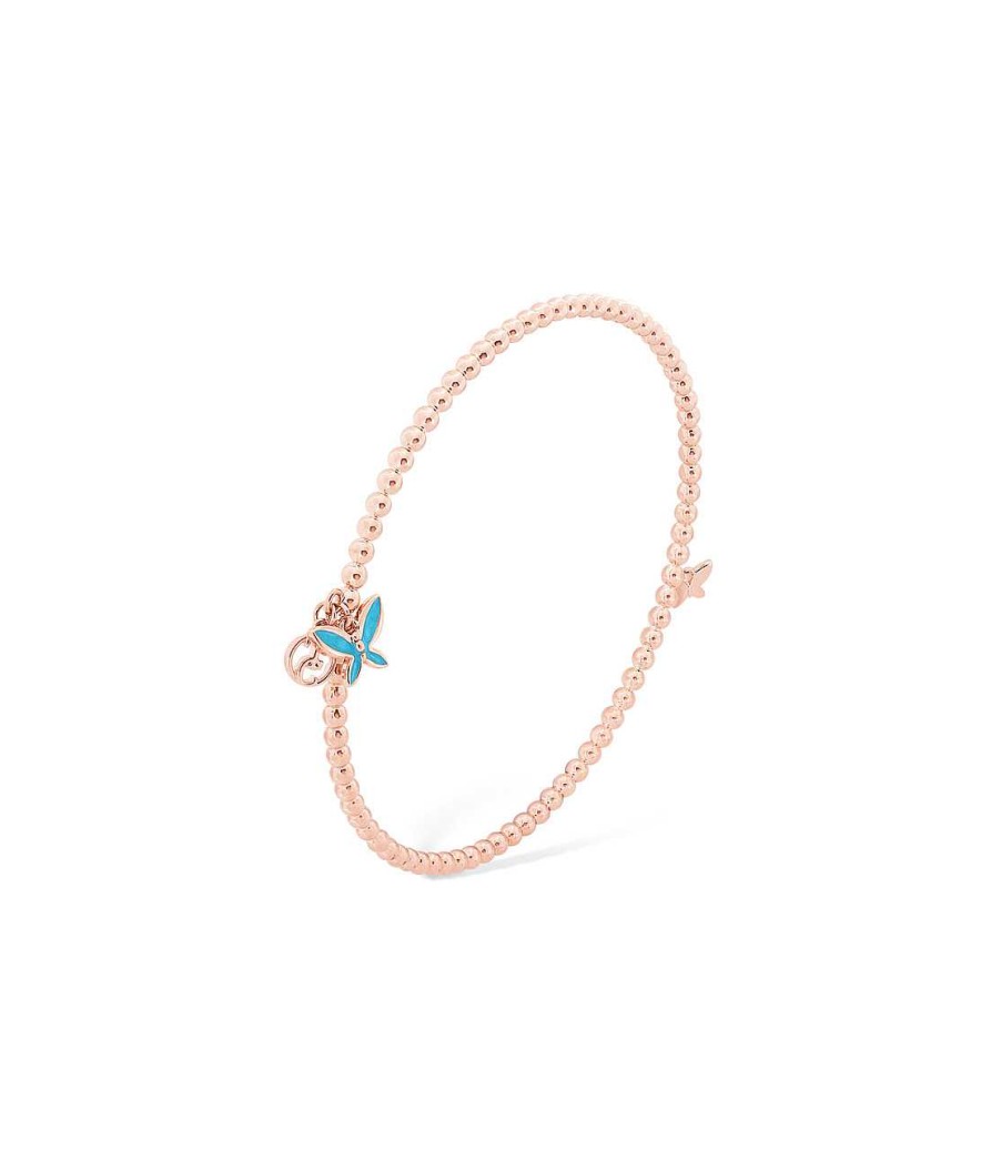 Jewellery Tipperary Crystal | Tc Butterfly - Bangle Turquoise