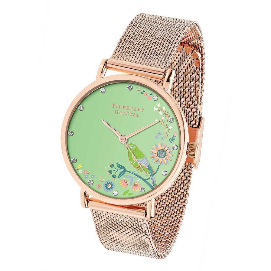 Jewellery Birdy | Greenfinch Rose Gold Birdy Watch