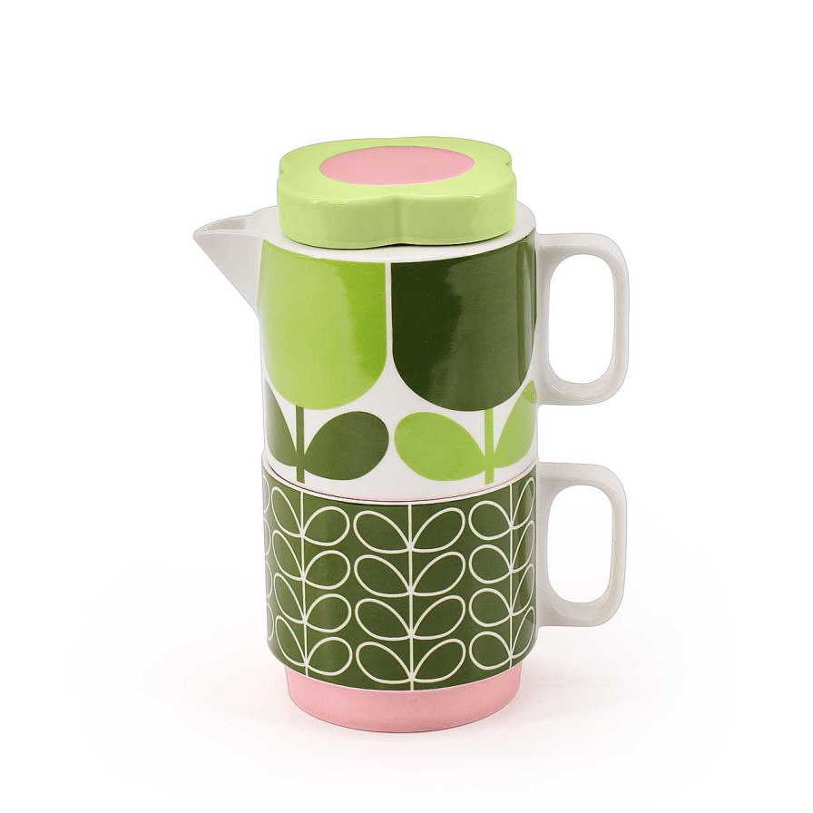 Homeware Orla Kiely Teapot | Orla Kiely Tea For One - Block Flower Fern